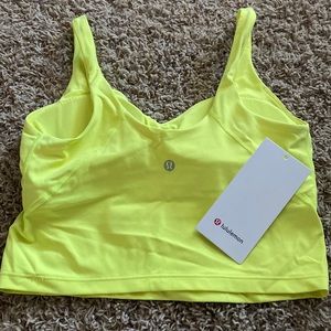 Lululemon align tank electric lemon